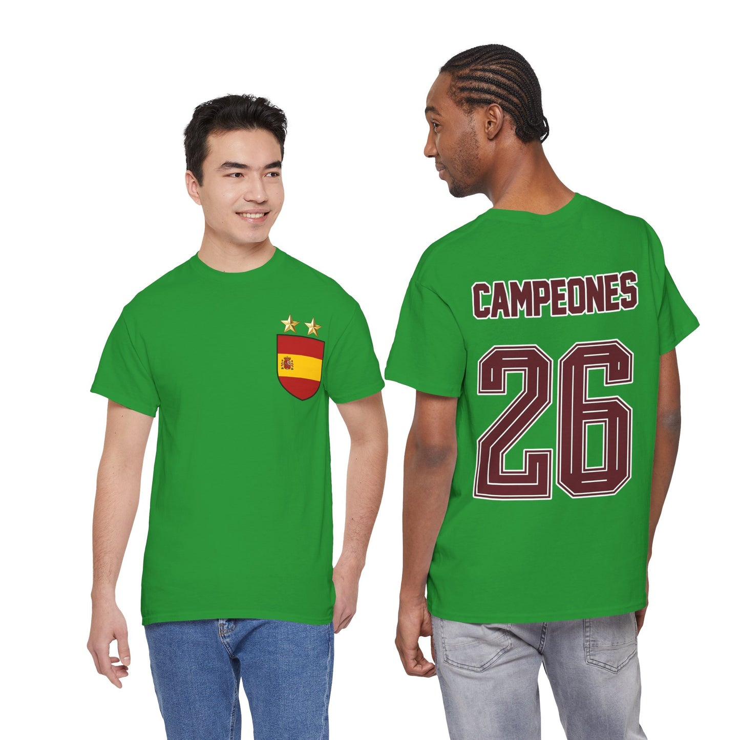 Spain World Champions 'Campeones 26' Cotton T‑Shirt