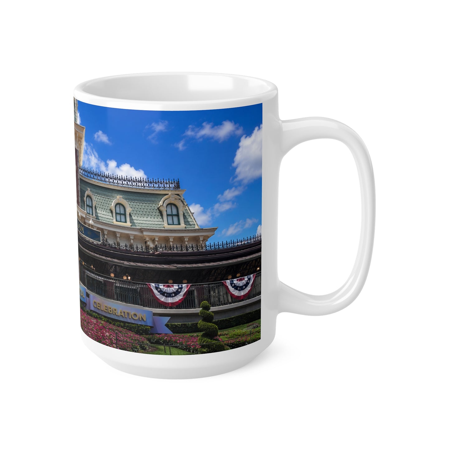 Magic Kingdom Train Station Photo Mug — Disney Park Souvenir Coffee Cup (11oz & 15oz)