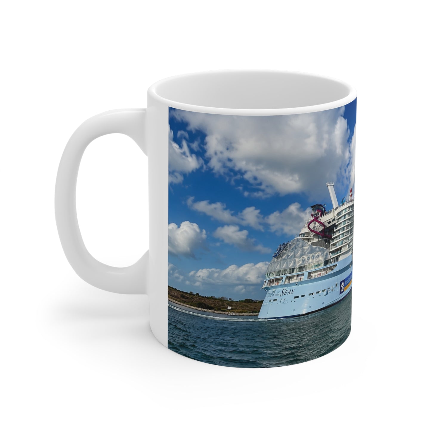 Royal Caribbean Cruise Ship Ceramic Coffee Cups, 11oz, 15oz