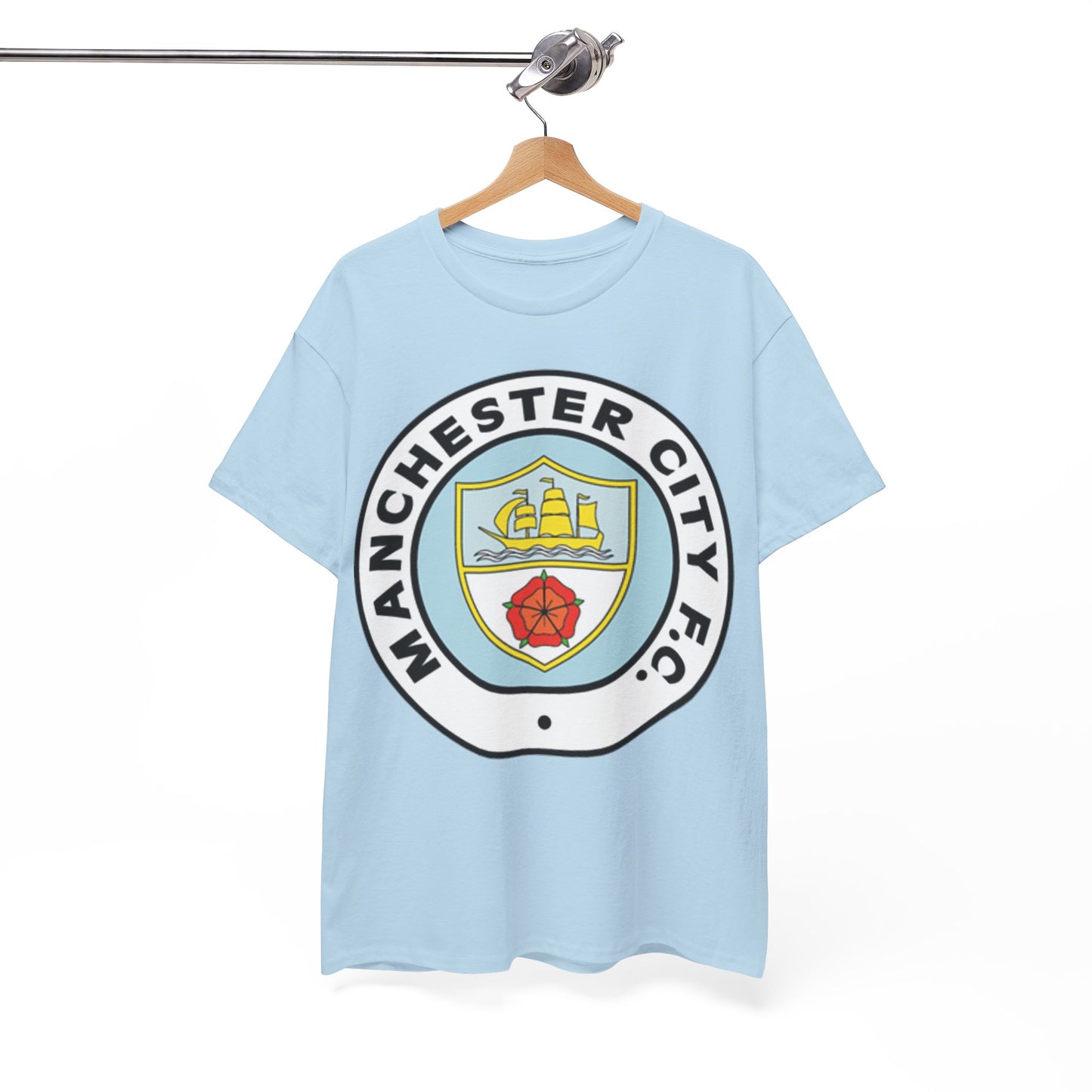 Manchester City F.C. Retro Crest T-Shirt – Retro Football Fan Tee