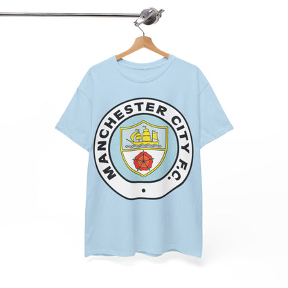 Manchester City F.C. Retro Crest T-Shirt – Retro Football Fan Tee