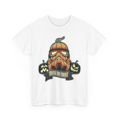 Halloween Pumpkin Mask T-Shirt — Trick or Treat Graphic Tee