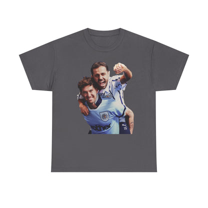Soccer Celebration T-Shirt — Vintage Team Goal Photo Tee