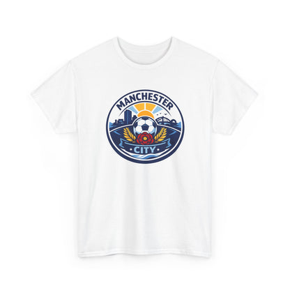 Manchester City Unofficial Soccer Logo T-Shirt — Football Fan Tee
