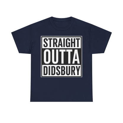 Straight Outta Didsbury T‑Shirt — Graphic City Pride Tee