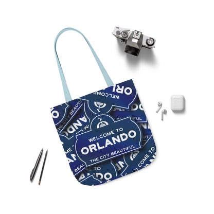 Orlando Welcome Sign Canvas Tote