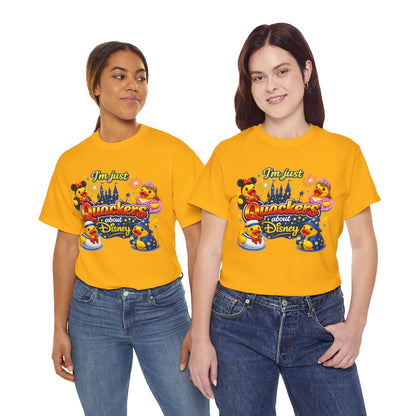 Quackers About Disney Rubber Duck Tee — "I'm Just Quackers About Disney" Graphic T-Shirt