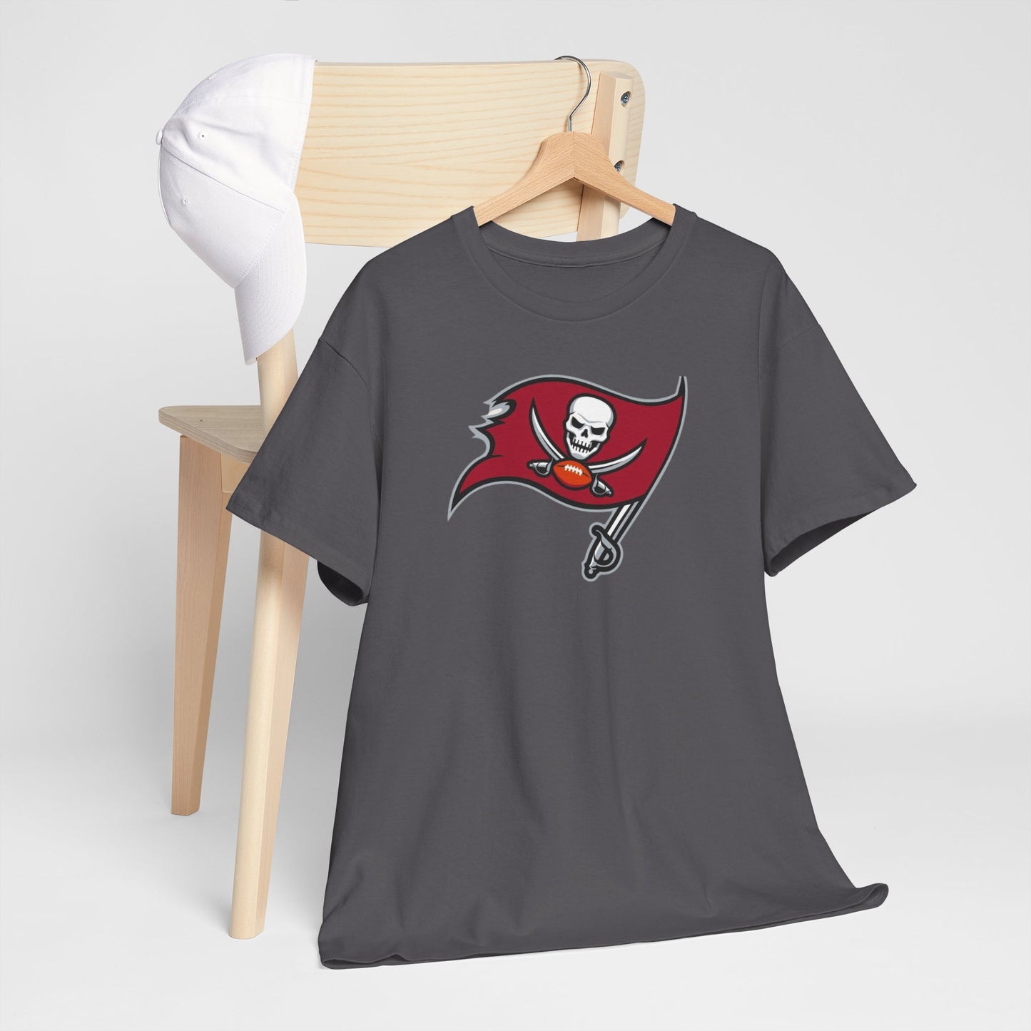 Tampa Bay Buccaneers Flag T-Shirt — Football Pirate Logo Tee