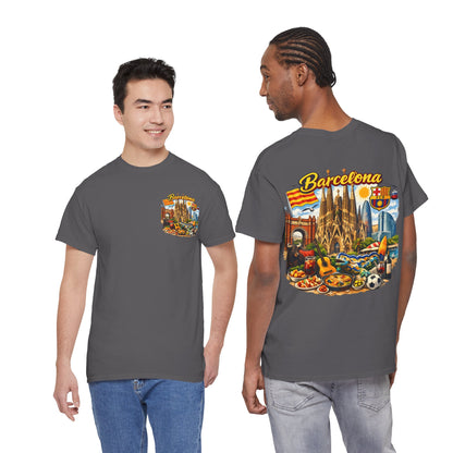 Barcelona Souvenir T‑Shirt — Vintage City Collage Tee