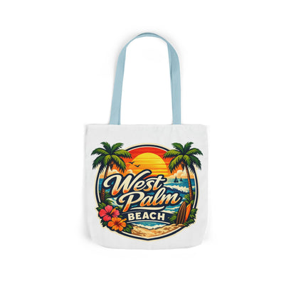 West Palm Beach Vintage Sunset Tote