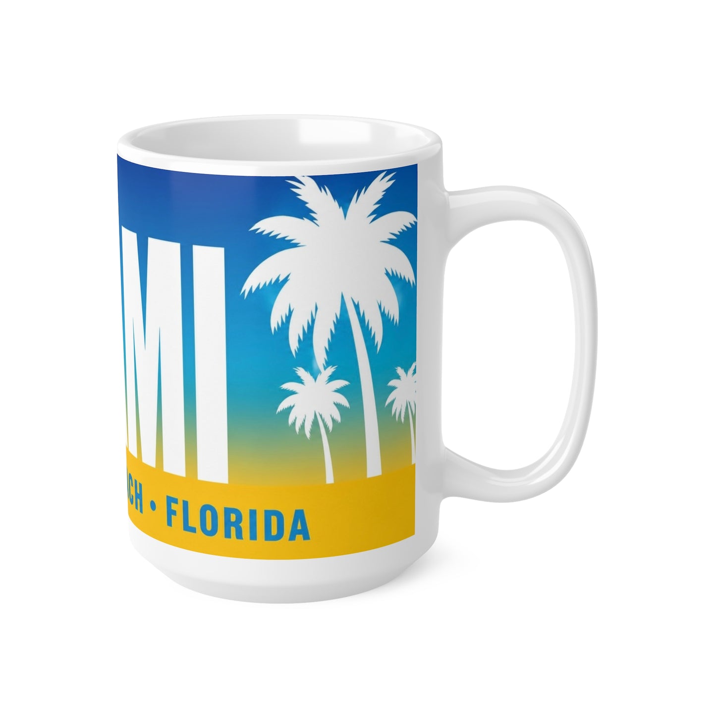 Miami West Palm Beach Coffee Mug — Retro Beach Vibes 11oz/15oz