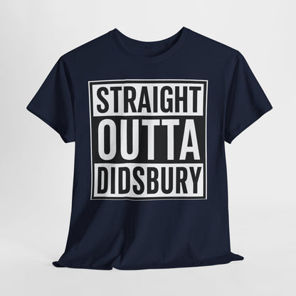 Straight Outta Didsbury T‑Shirt — Graphic City Pride Tee