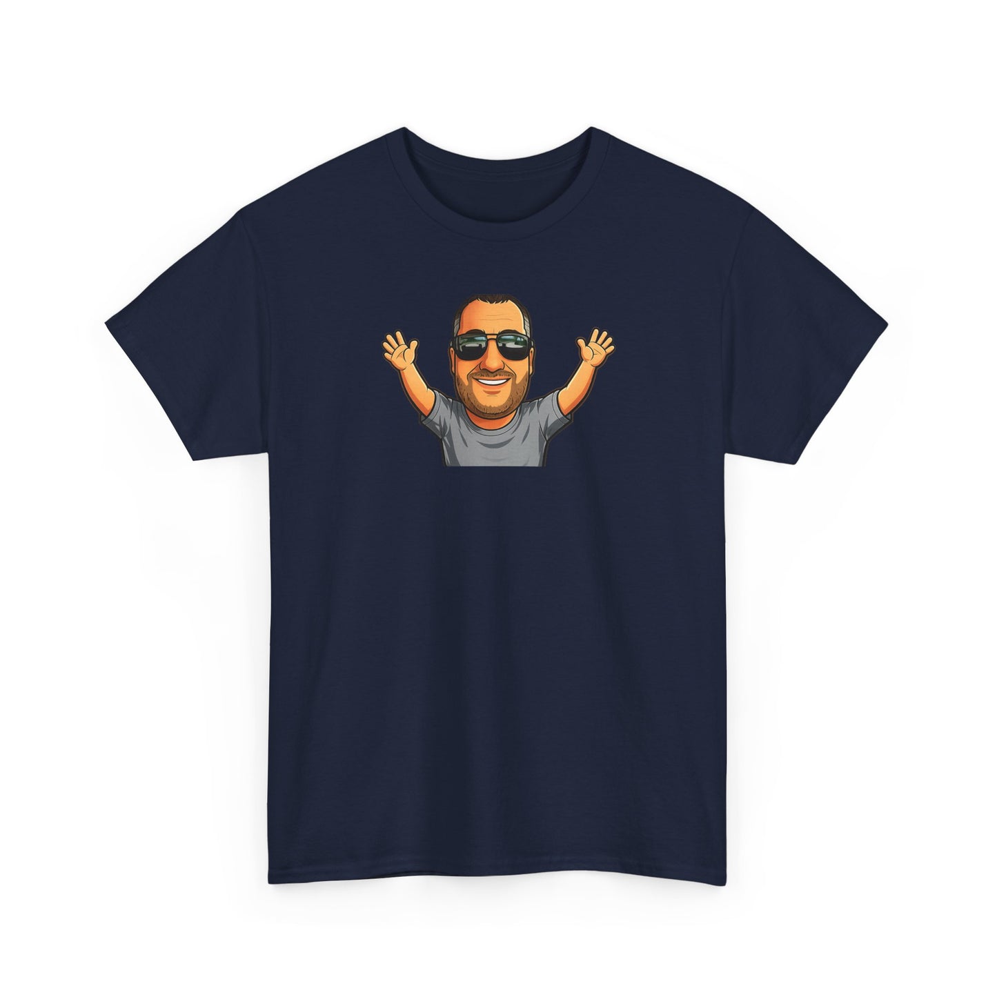 Graphic Tee — "I'll Be Back" Funny Portrait T‑Shirt