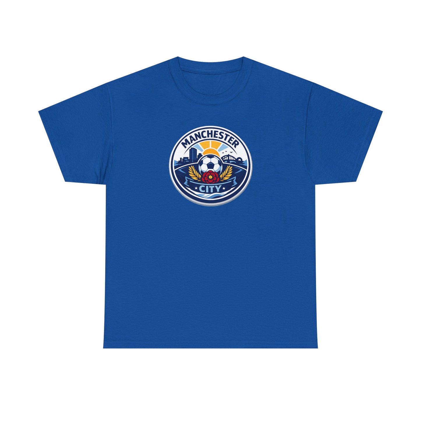 Manchester City Crest T-Shirt — Soccer Fan Tee