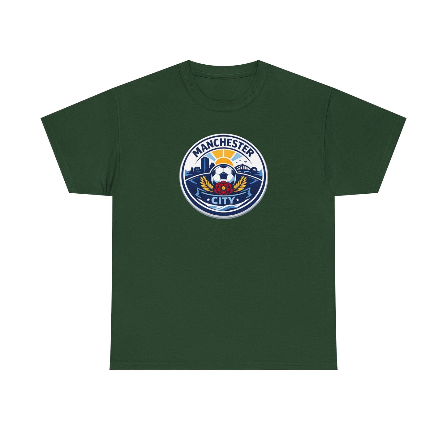 Manchester City Crest T-Shirt — Soccer Fan Tee