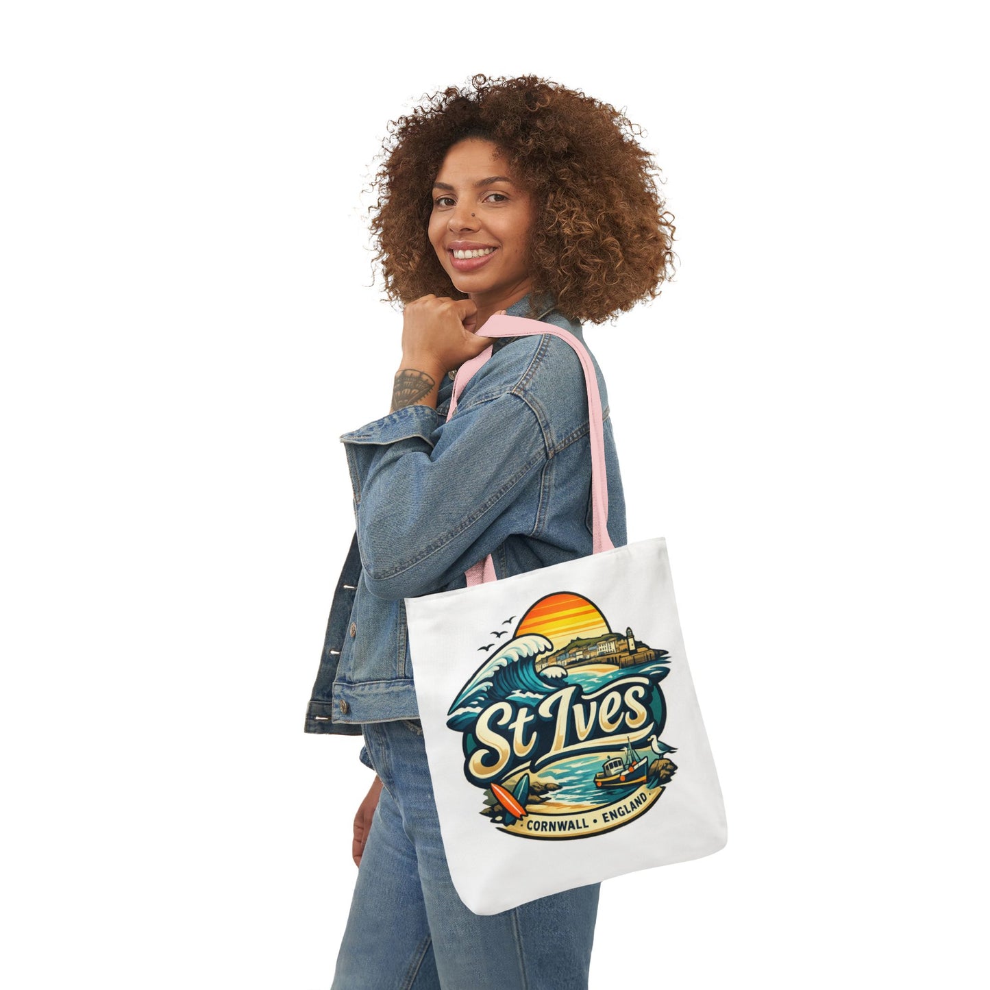St Ives Cornwall Sunset Tote Bag