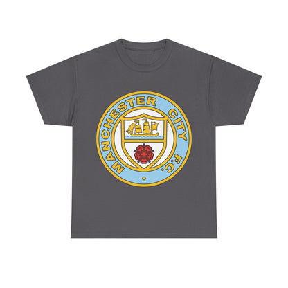 Manchester City FC Retro Crest T-Shirt – Retro Football Fan Tee