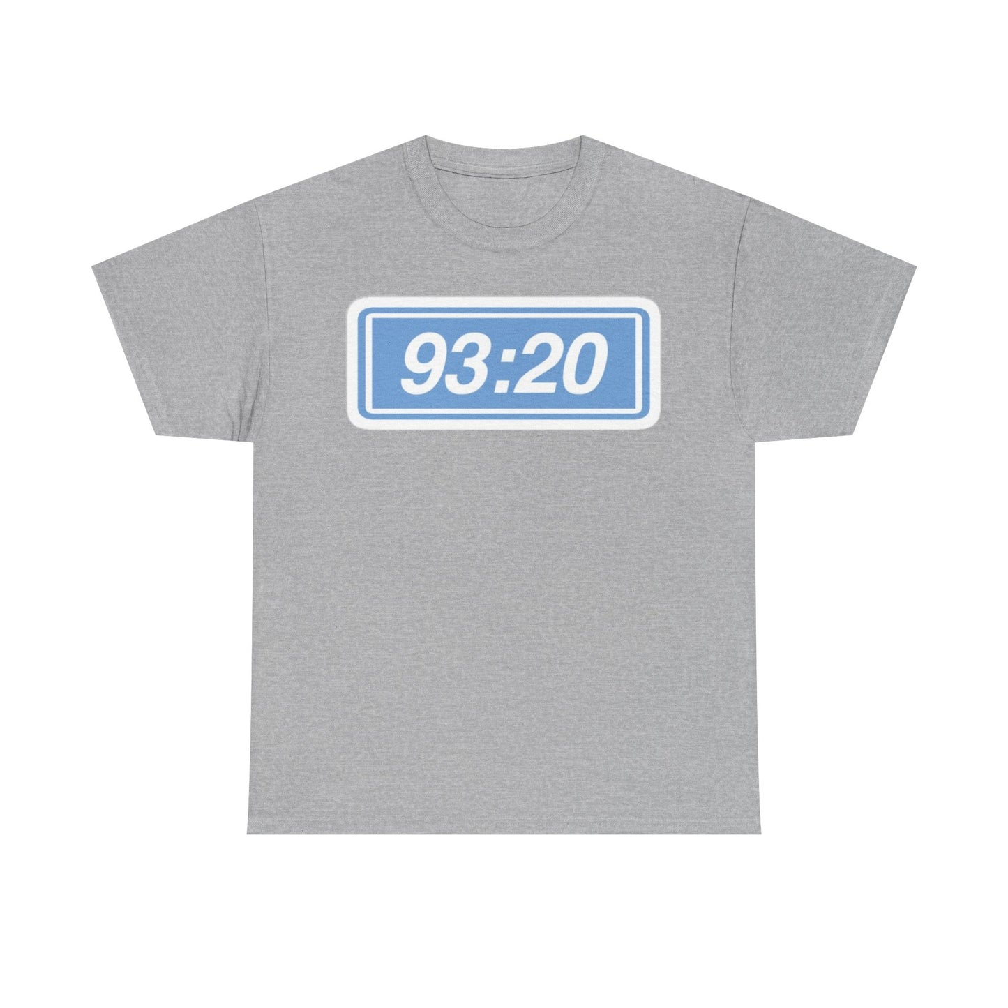 Manchester City 93:20 Tee — Minimal Retro Graphic T‑Shirt