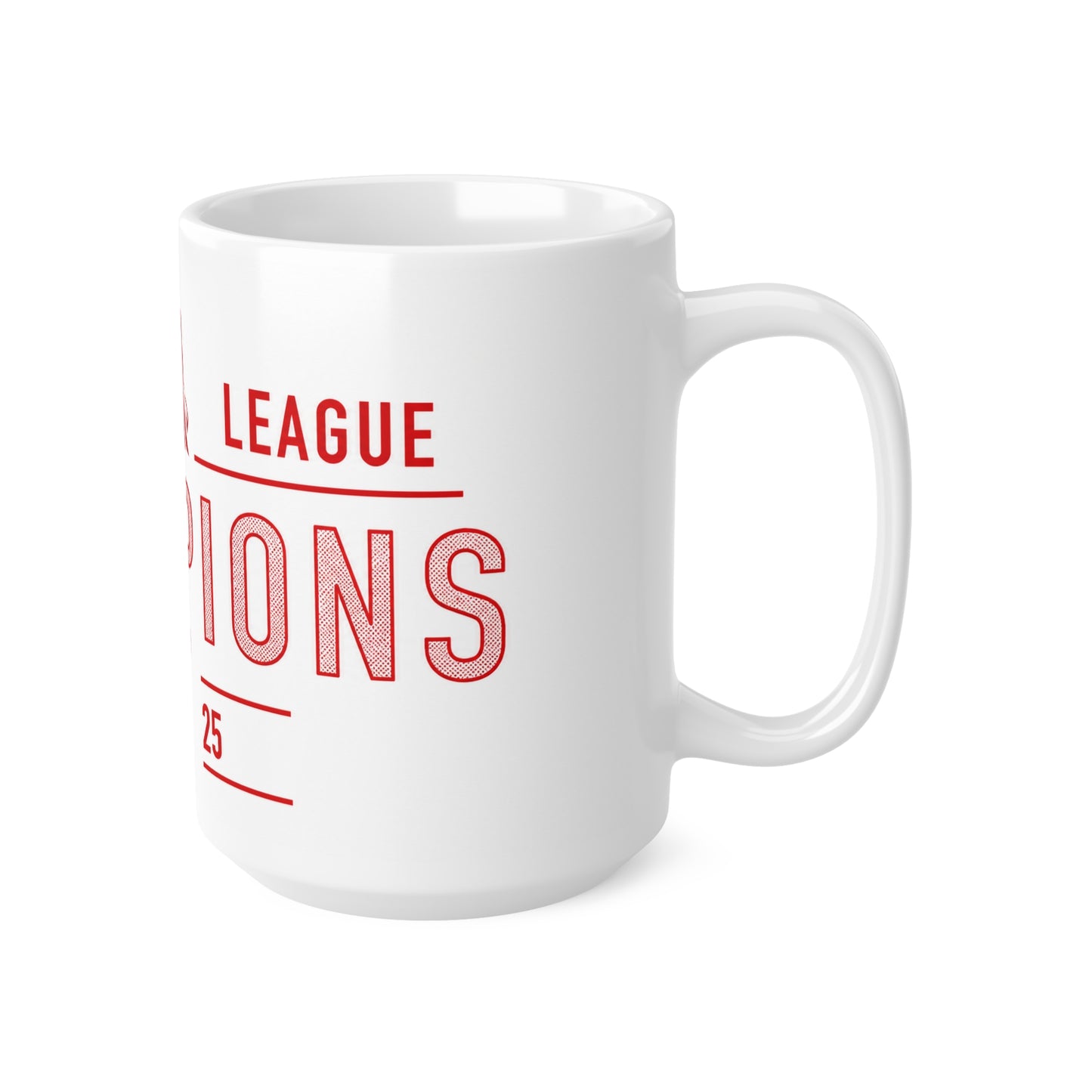 Champions 2025 Liverpool Ceramic Coffee Mug – Premier League LFC 11oz/15oz