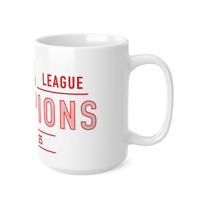 Champions 2025 Liverpool Ceramic Coffee Mug – Premier League LFC 11oz/15oz