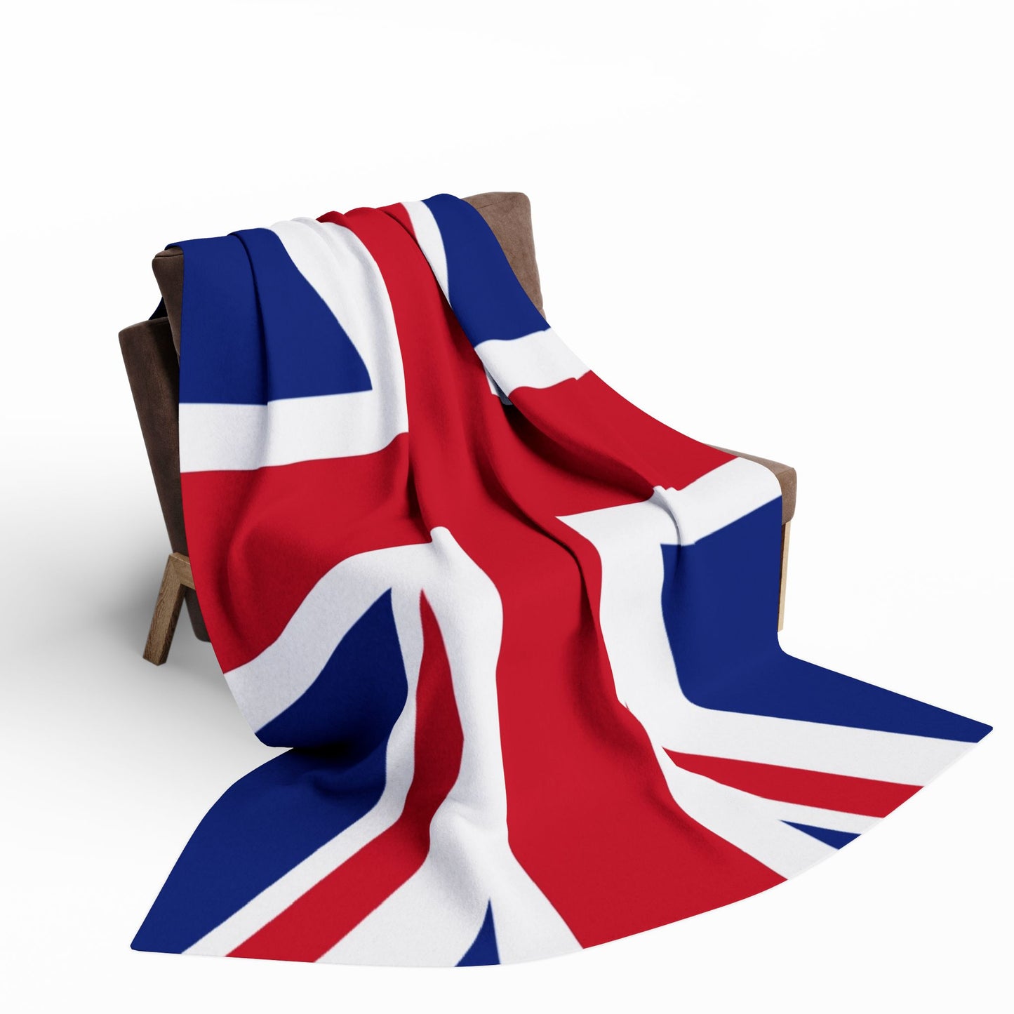Union Jack Fleece Blanket — British Flag Cozy Throw