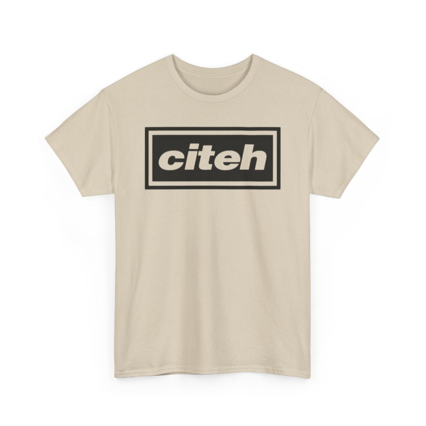 Manchester City Citeh Logo Tee — Minimalist Black Box Graphic T-Shirt