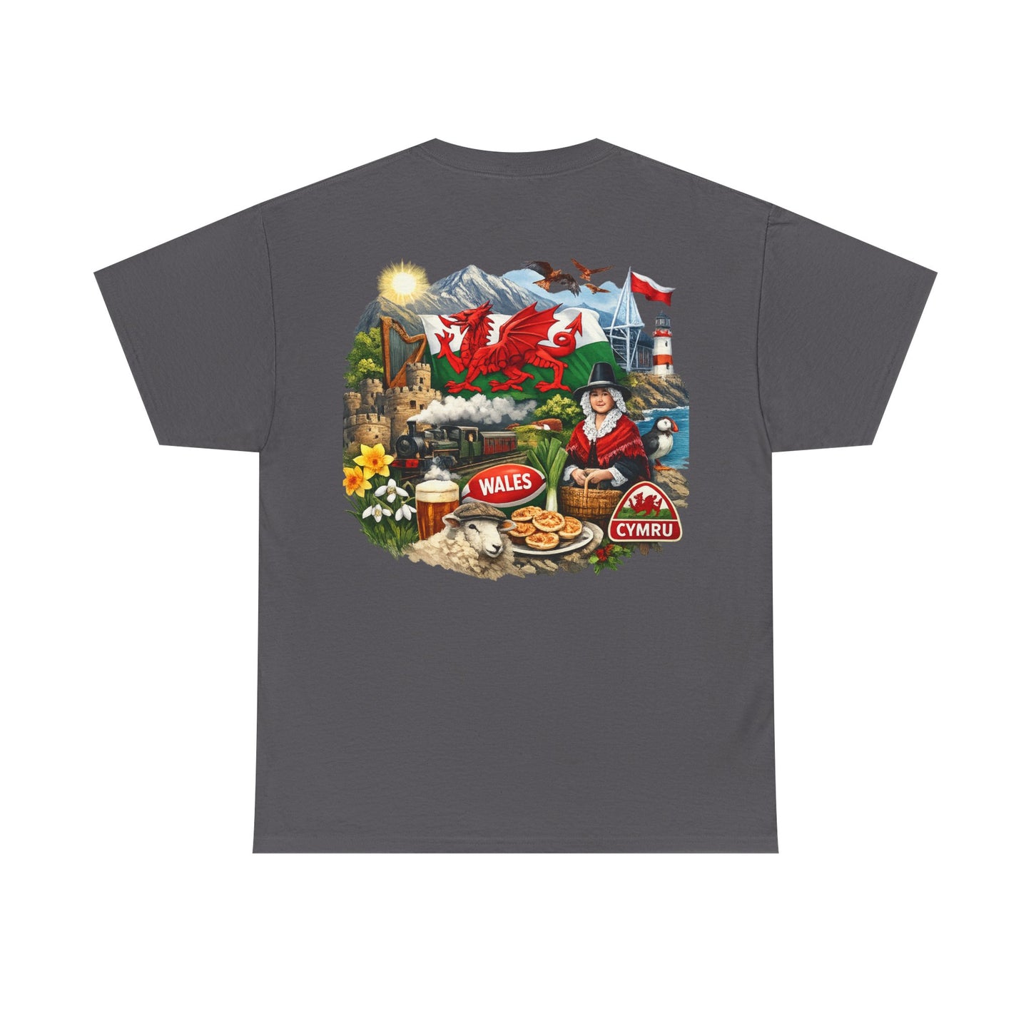 Wales Pride T-Shirt — 'Make Wales Great Again' Welsh Dragon Tee