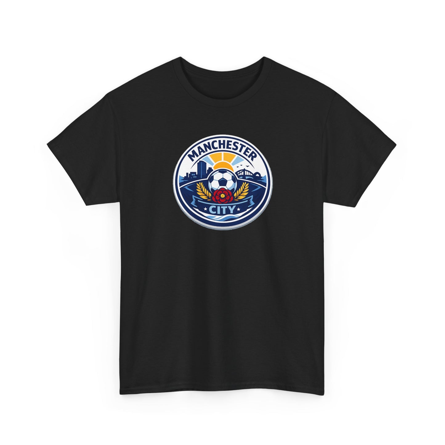 Manchester City Crest T-Shirt — Soccer Fan Tee