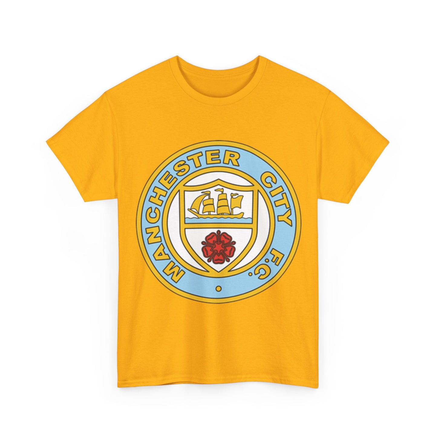 Manchester City FC Retro Crest T-Shirt – Retro Football Fan Tee