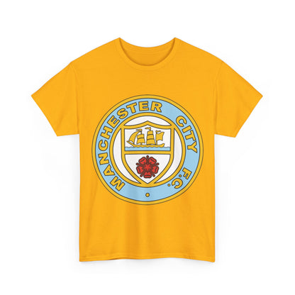 Manchester City FC Retro Crest T-Shirt – Retro Football Fan Tee