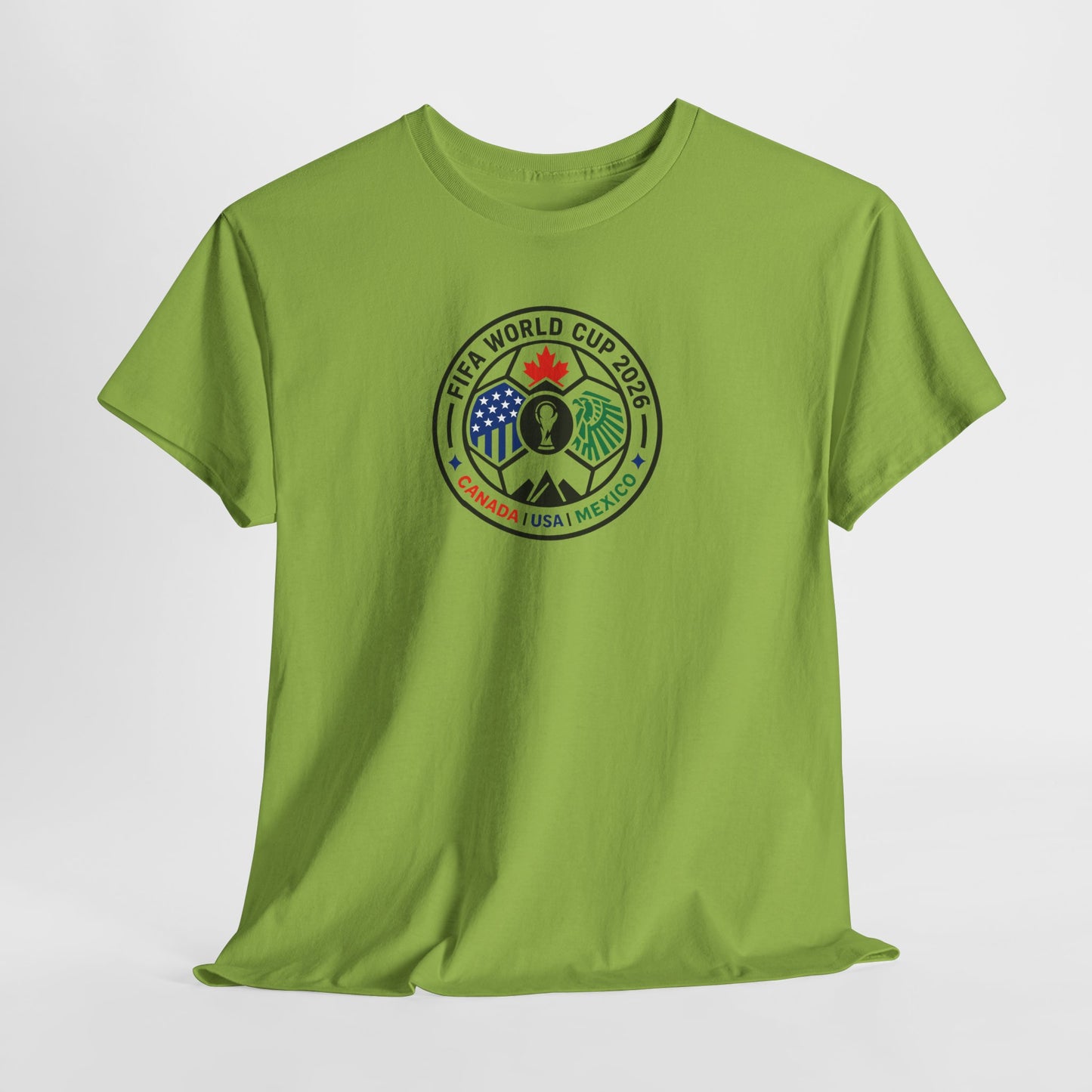 World Cup 2026 Soccer Tee — Canada USA Mexico Crest