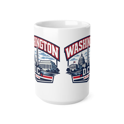 Washington DC Ceramic Coffee Cups, 11oz, 15oz