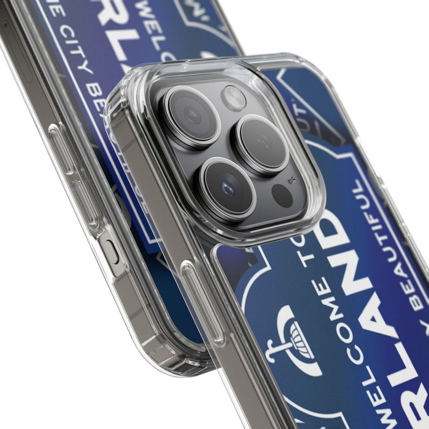 Orlando Clear Phone Case — "Welcome to Orlando" City Sign Design