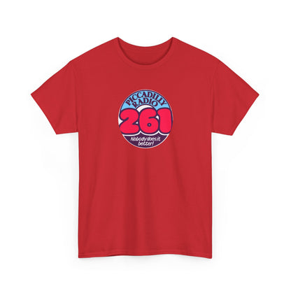 Piccadilly Radio '261' Logo T‑Shirt — Vintage Unofficial Radio Station Graphic Tee