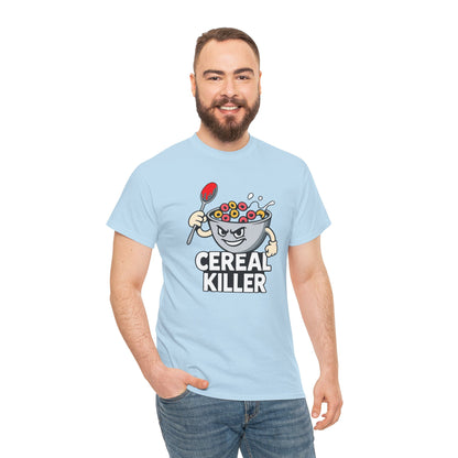 Cereal Killer Graphic Tee — Funny Breakfast Cartoon T‑Shirt
