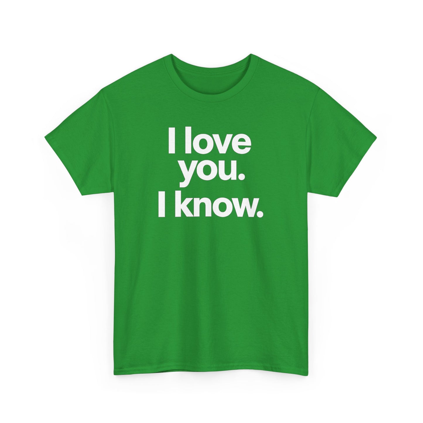 I Love You I Know Saying T‑Shirt from Star Wars