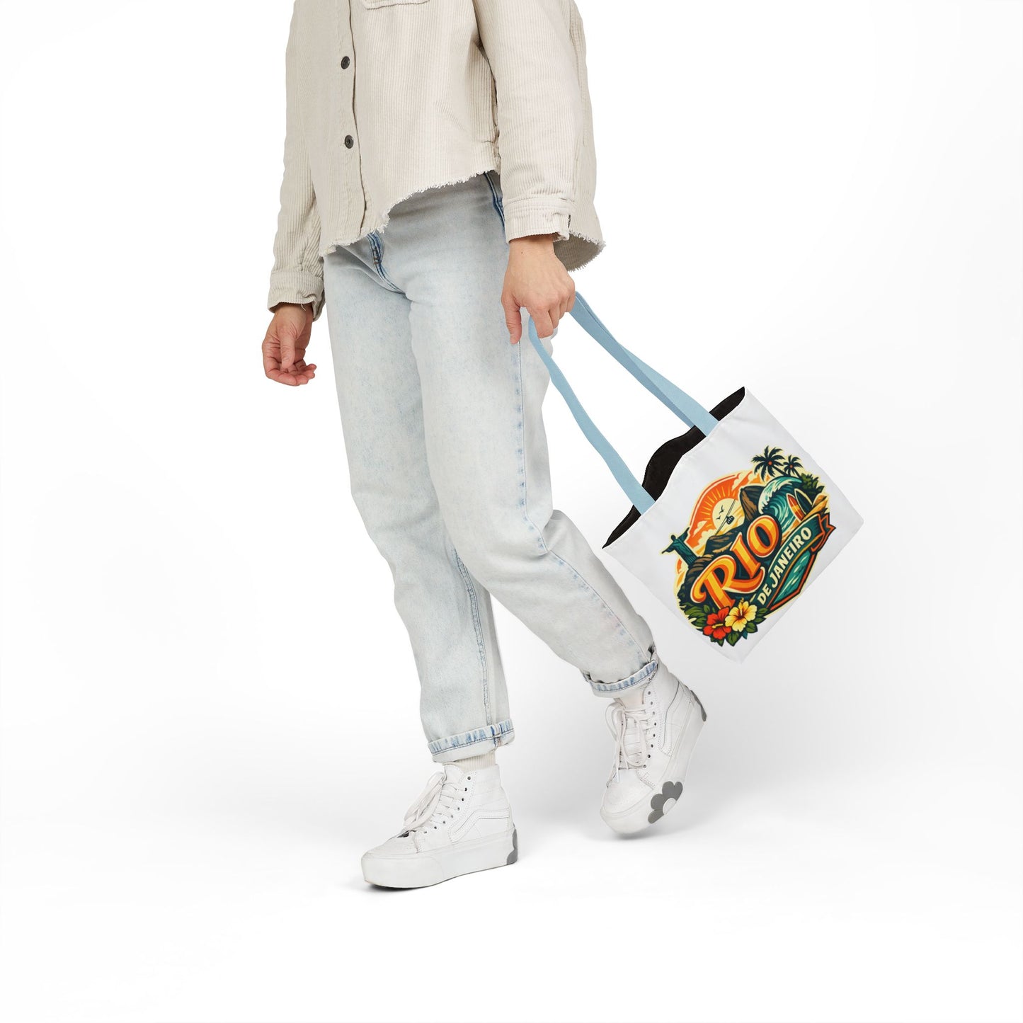 Rio de Janeiro Travel Tote — Retro Beach Canvas Bag