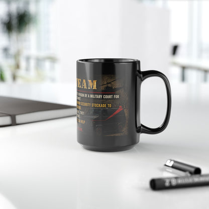 A-Team Quote Black Mug – Retro TV Show Coffee Cup (11oz/15oz)