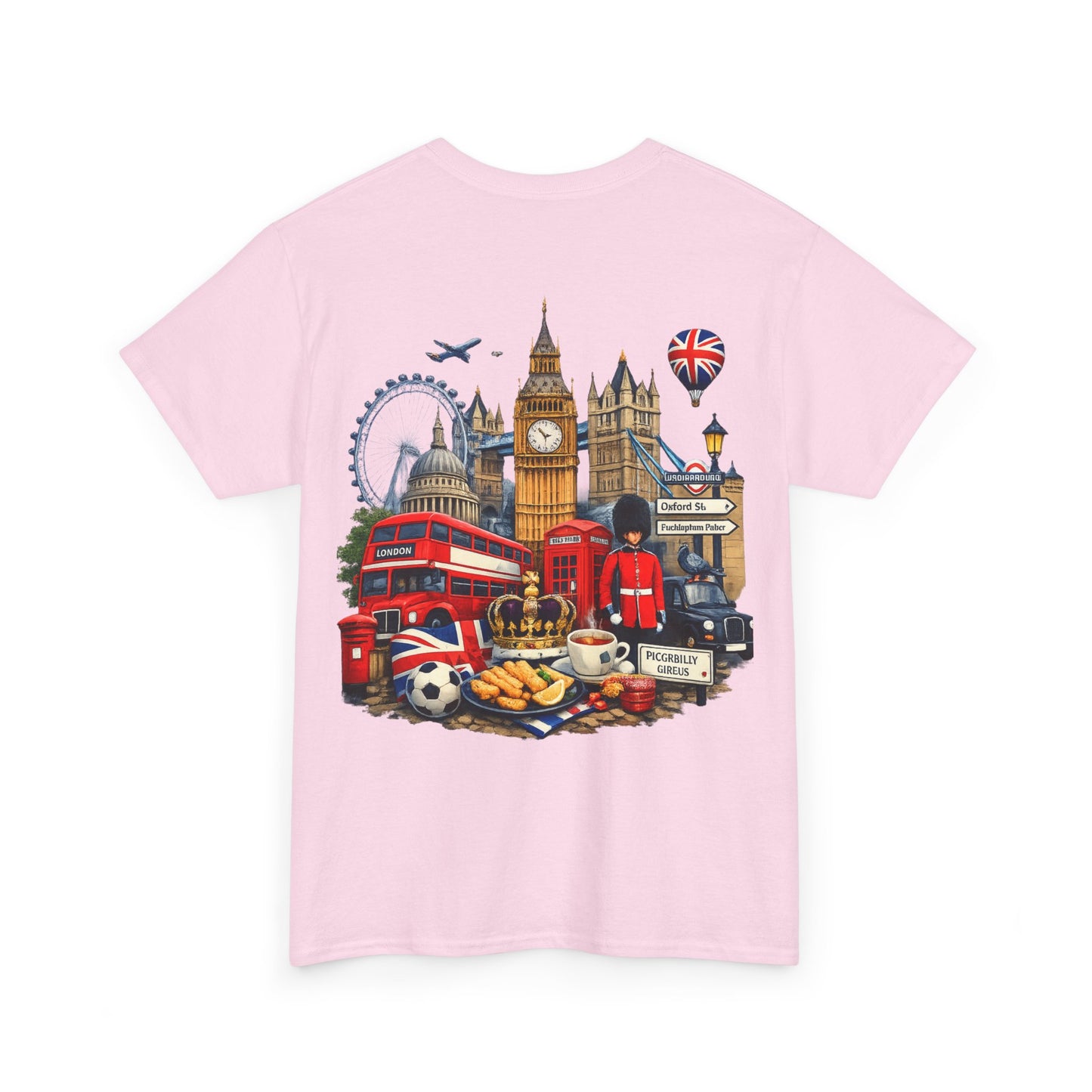 London Landmarks T‑Shirt — British Icons Collage Tee