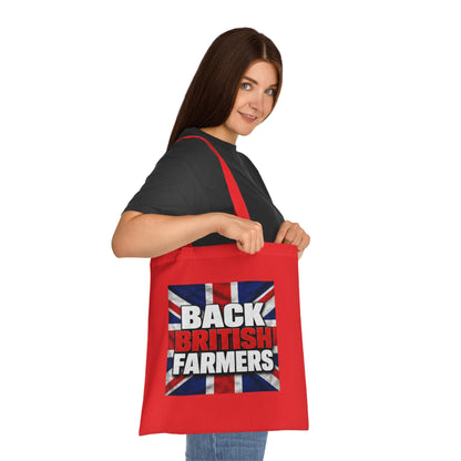 Back British Farmers Tote Bag — Union Jack Cotton Shopper