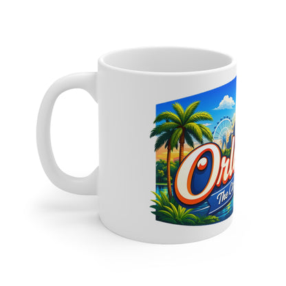 Orlando Ceramic Coffee Mug — "Orlando The City Beautiful" 11oz & 15oz