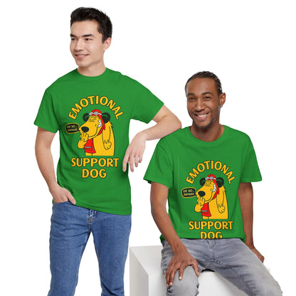 Emotional Support Dog T-Shirt — Cute Cartoon Comfort Pup Tee
