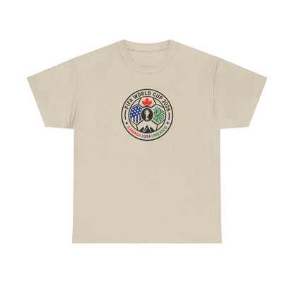 World Cup 2026 Soccer Tee — Canada USA Mexico Crest