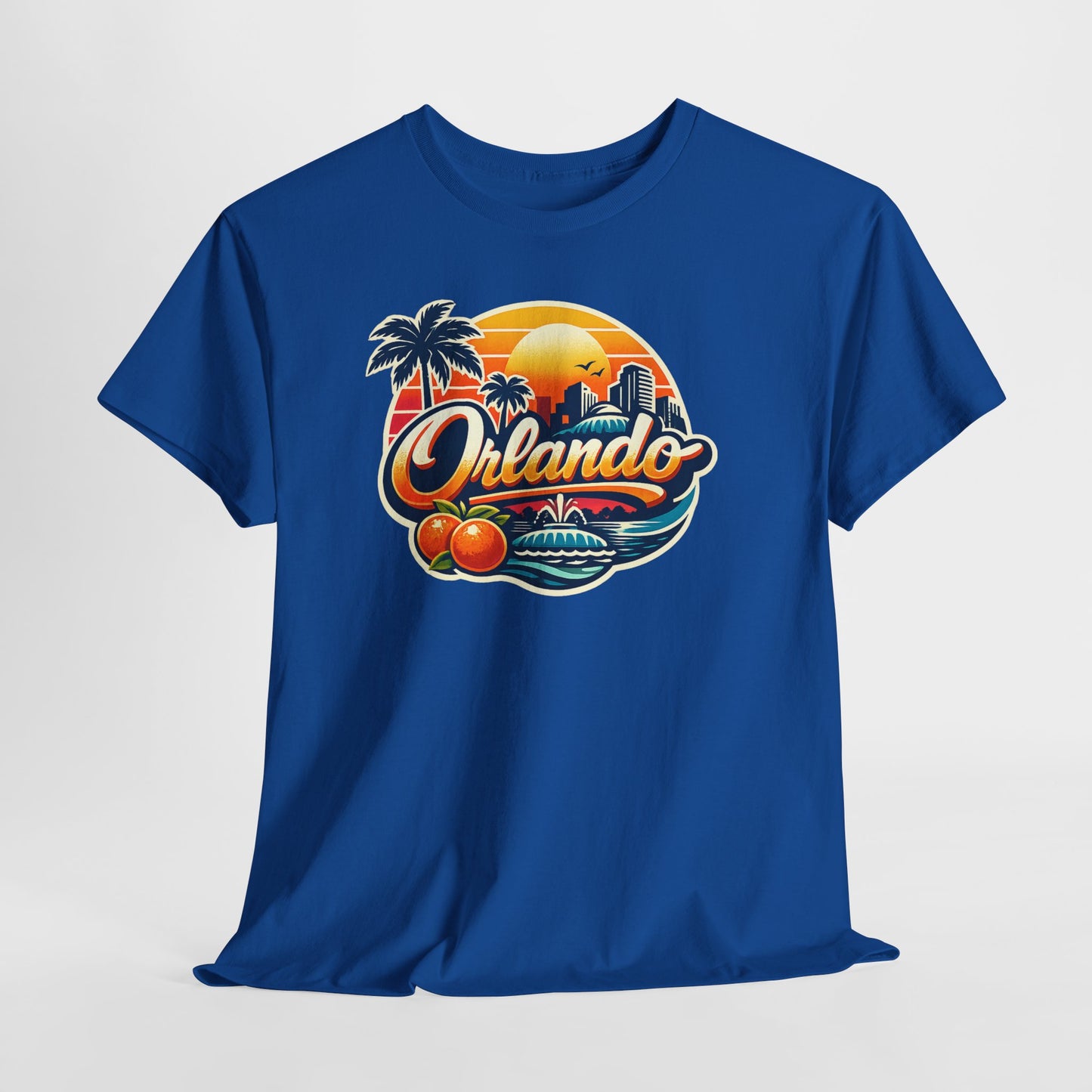 Orlando Retro Sunset T-Shirt — Vintage Florida Vacation Tee