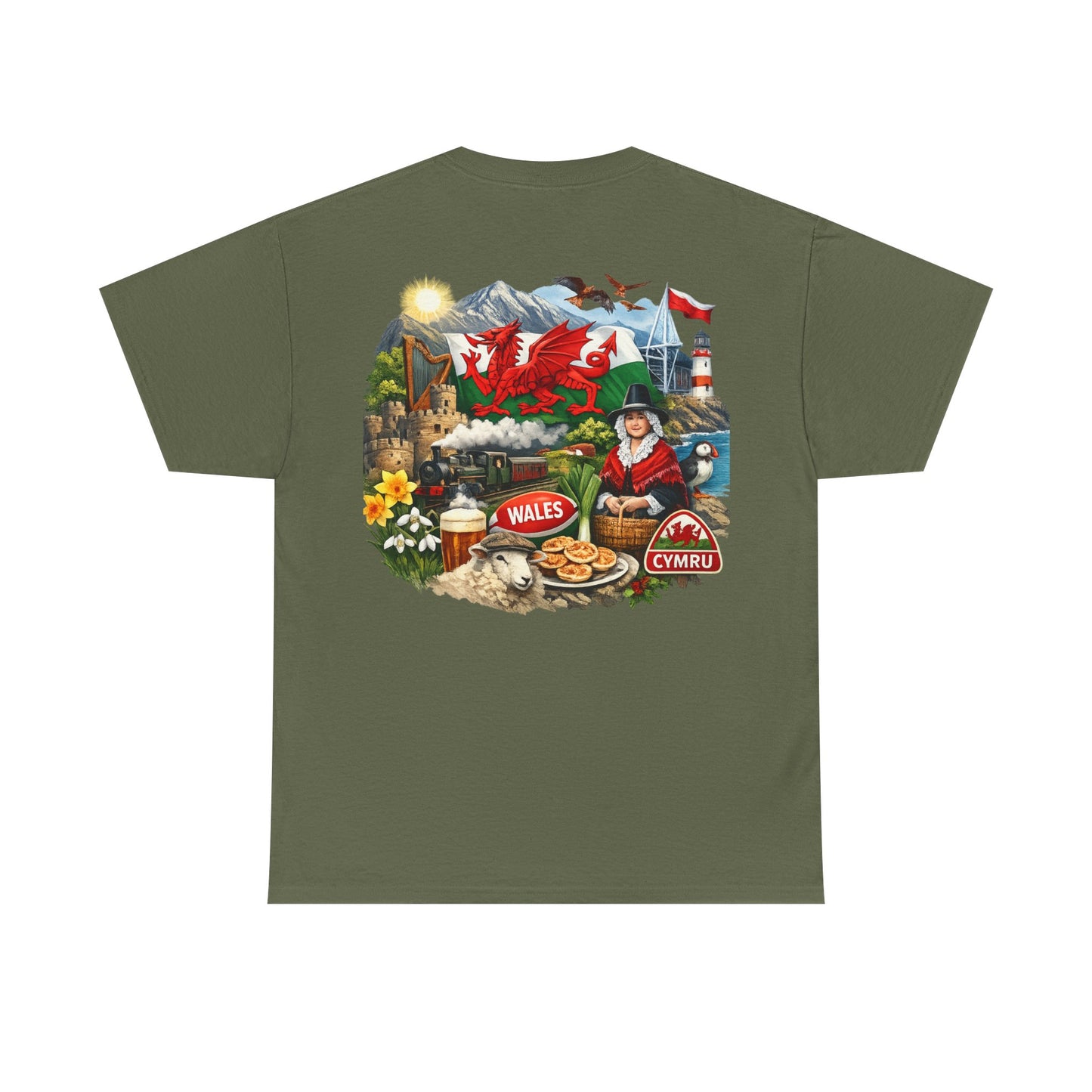 Wales Pride T-Shirt — 'Make Wales Great Again' Welsh Dragon Tee