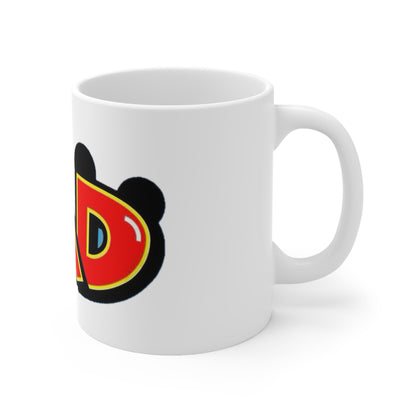 Dad Retro Cartoon Mouse Ears Coffee Mug — 11oz & 15oz Ceramic