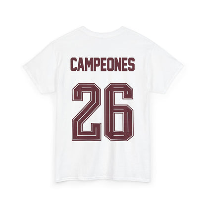 Spain World Champions 'Campeones 26' Cotton T‑Shirt