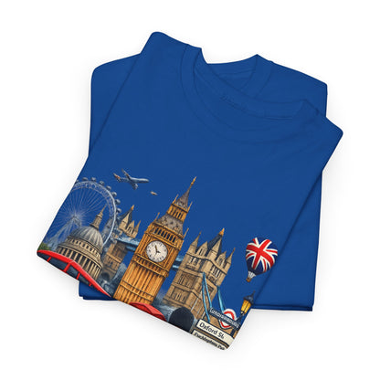 London Landmarks T‑Shirt — British Icons Collage Tee