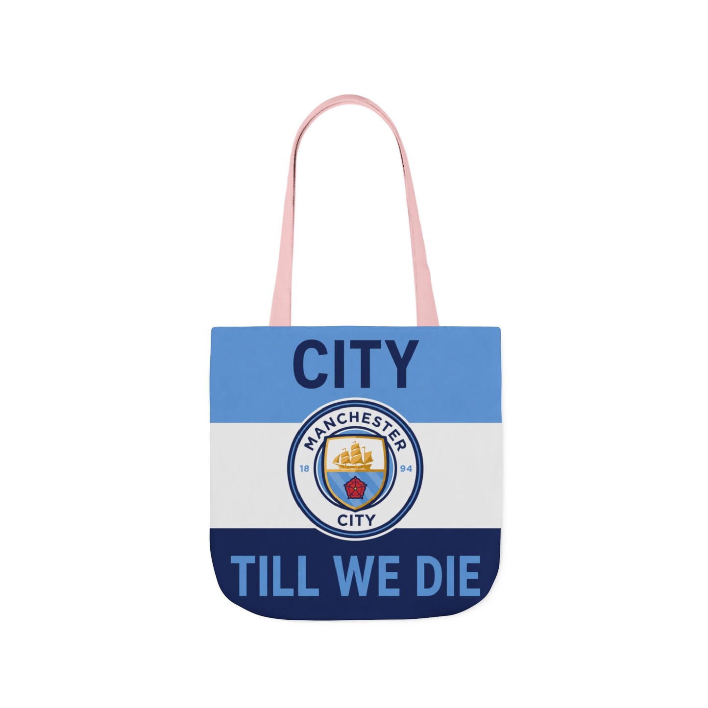 City Till We Die Unofficial Canvas Tote Bag — Manchester Football Fan Bag
