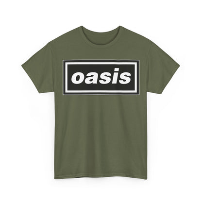 Oasis Live Graphic Tee — Retro Band Logo Concert T‑Shirt